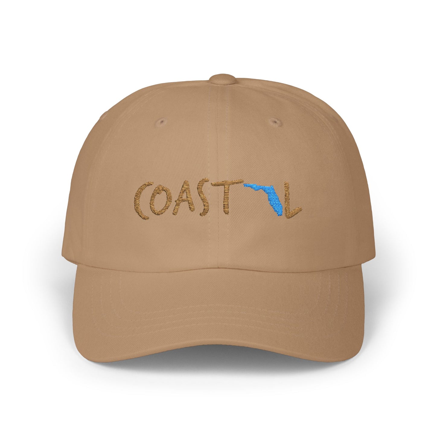 Coastal Florida Beachcomber Sunset Gold Hat