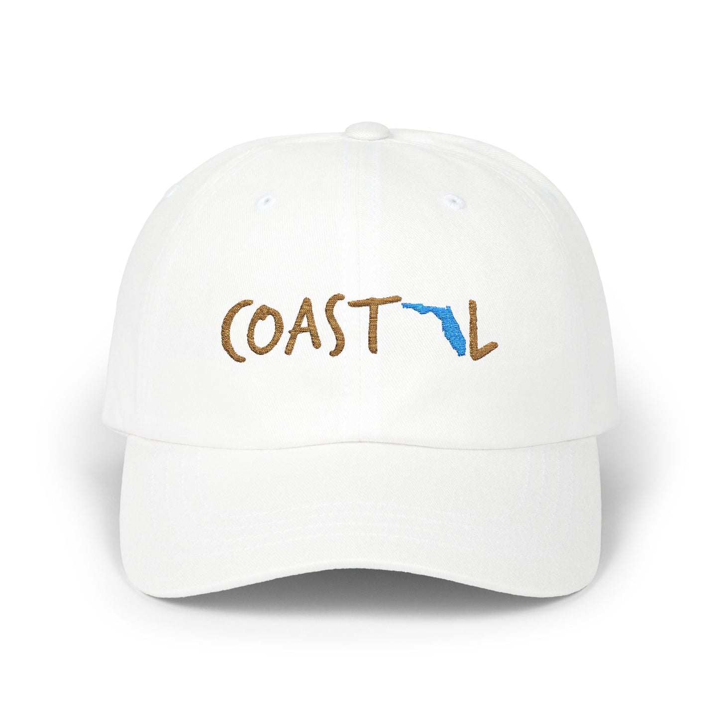 Coastal Florida Beachcomber Sunset Gold Hat