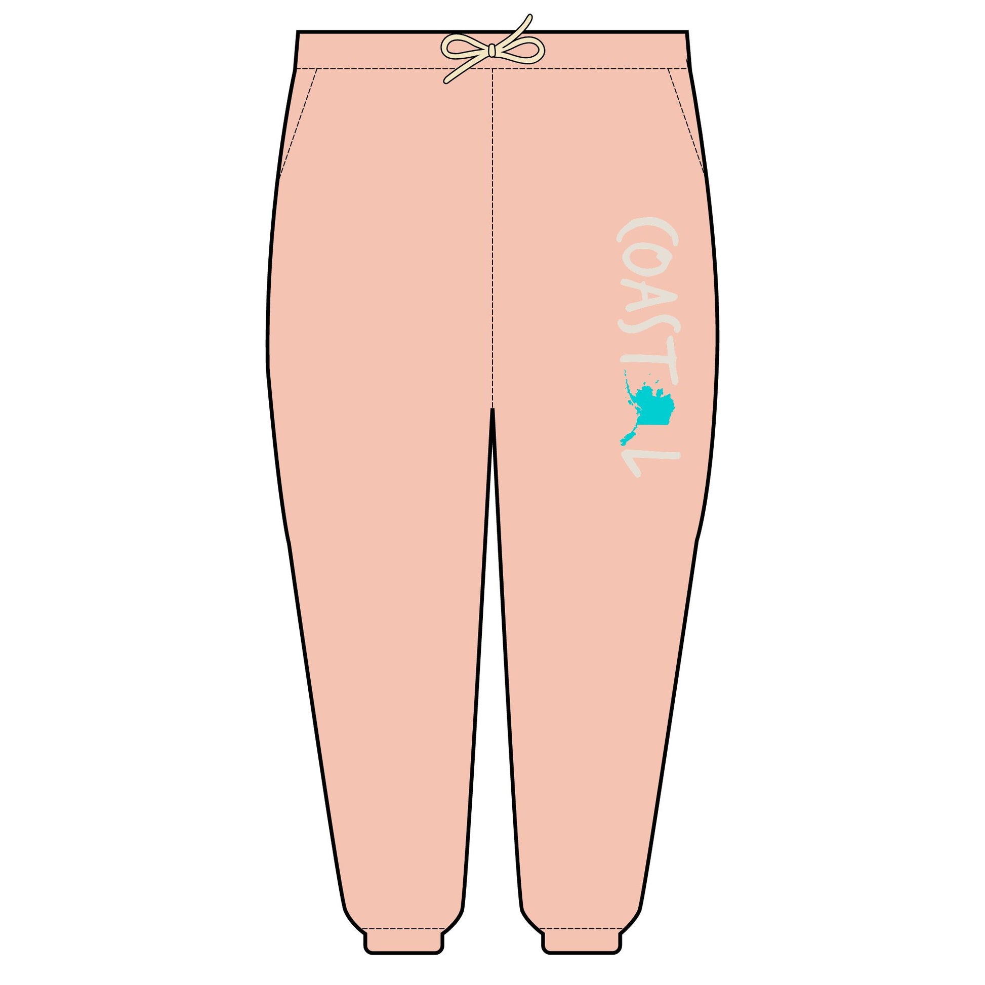 Coastal Alaska Beach Vibe Unisex Fleece Sweatpants