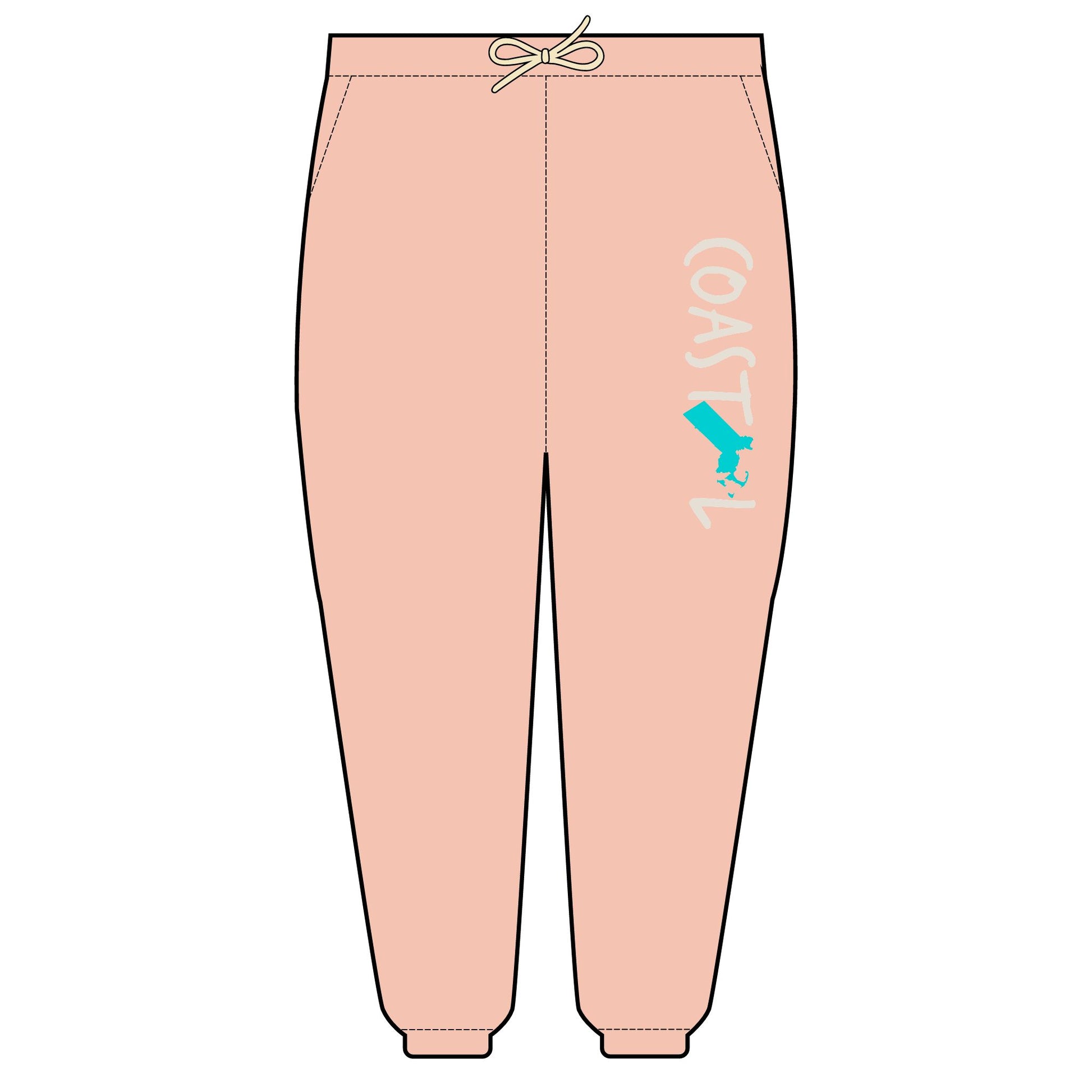 Coastal Massachusetts Beach Vibe Unisex Fleece Sweatpants