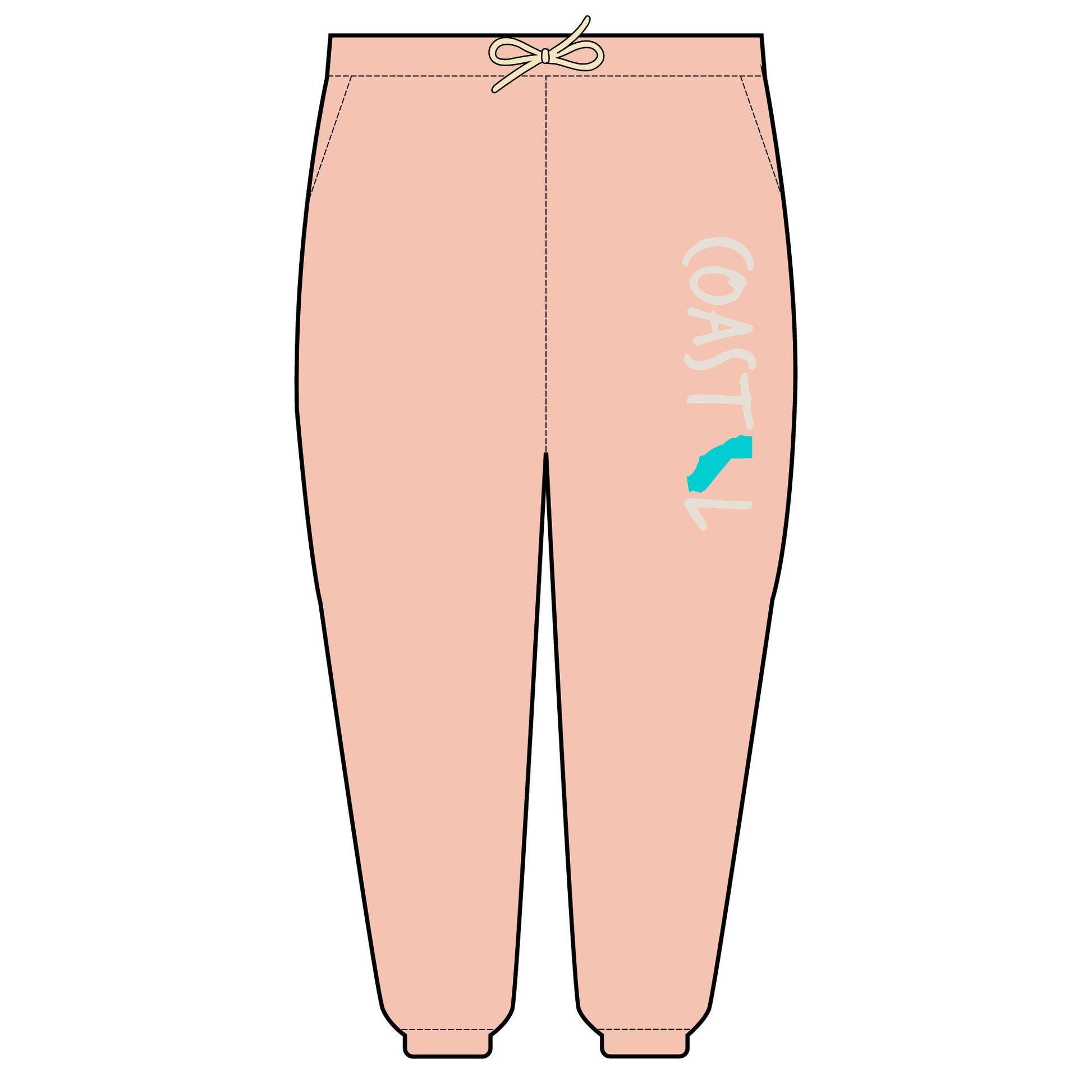 Coastal California Beach Vibe Unisex Fleece Sweatpants