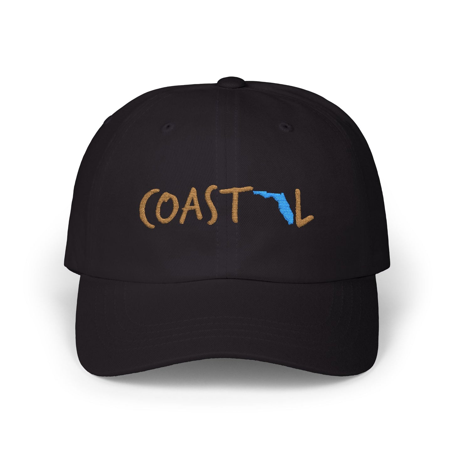Coastal Florida Beachcomber Sunset Gold Hat