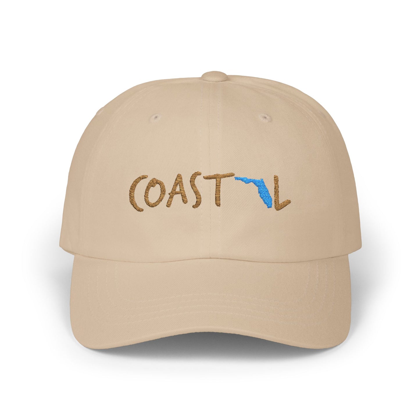 Coastal Florida Beachcomber Sunset Gold Hat