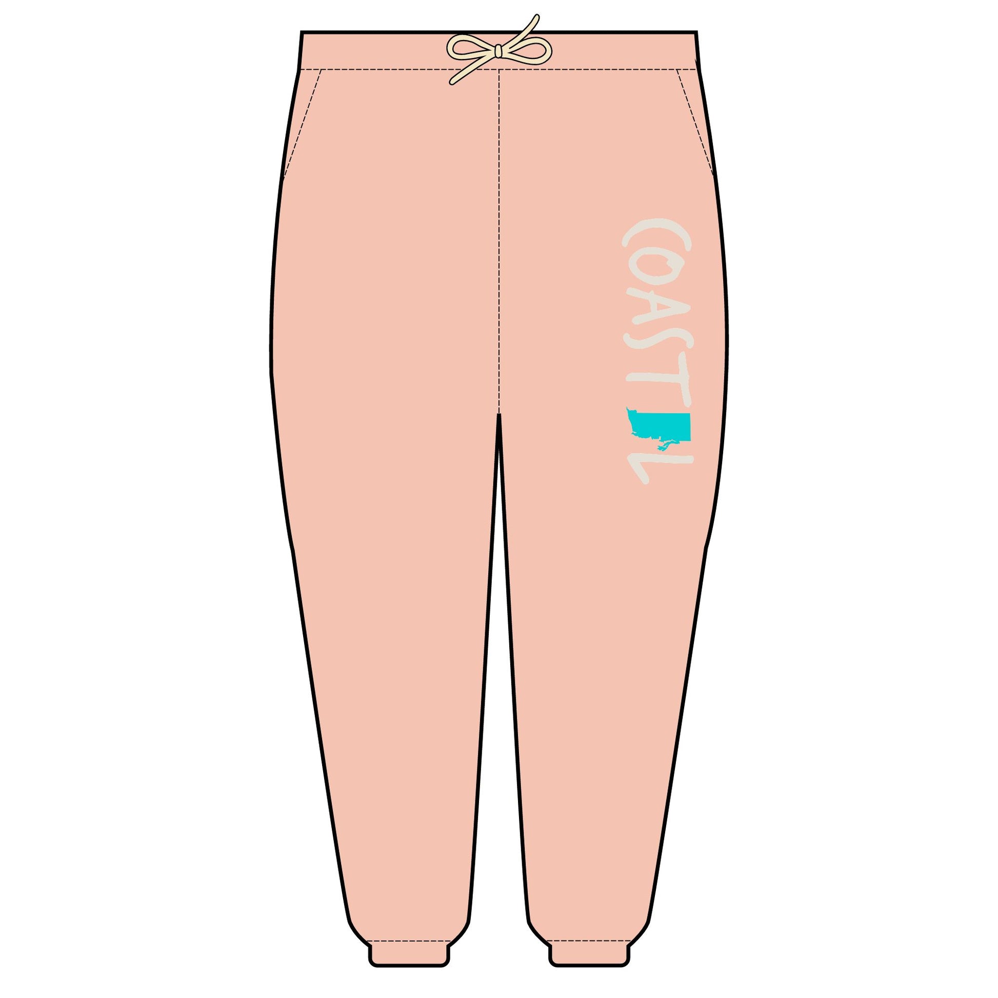 Coastal Rhode Island Beach Vibe Unisex Fleece Sweatpants