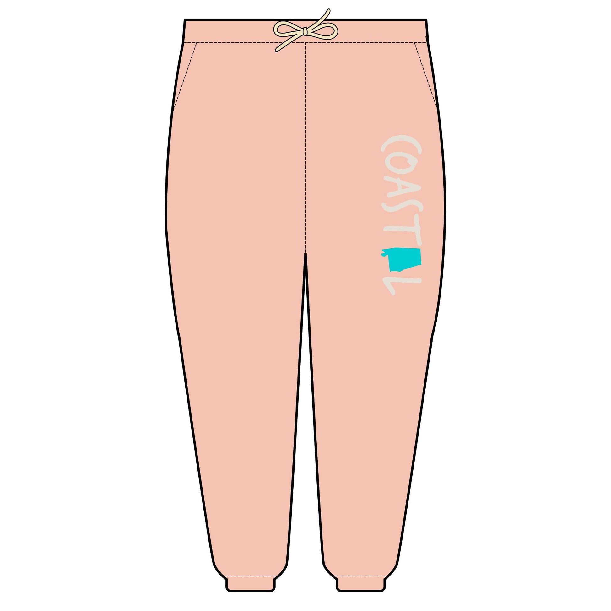 Coastal Alabama Beach Vibe Unisex Fleece Sweatpants