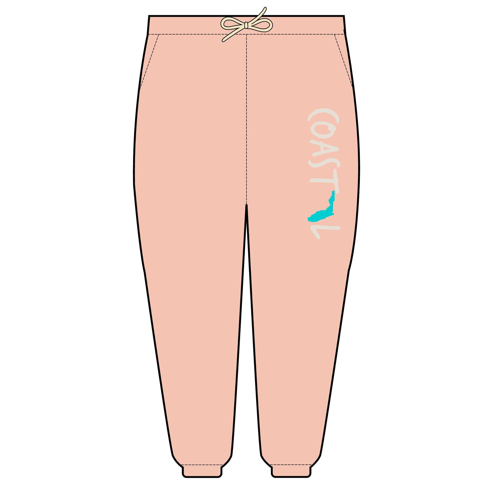 Coastal Florida Beach Vibe Unisex Fleece Sweatpants