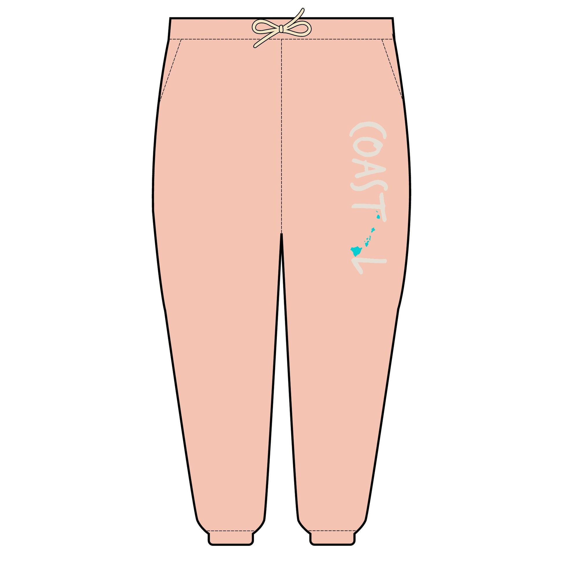 Coastal Hawaii Beach Vibe Unisex Fleece Sweatpants