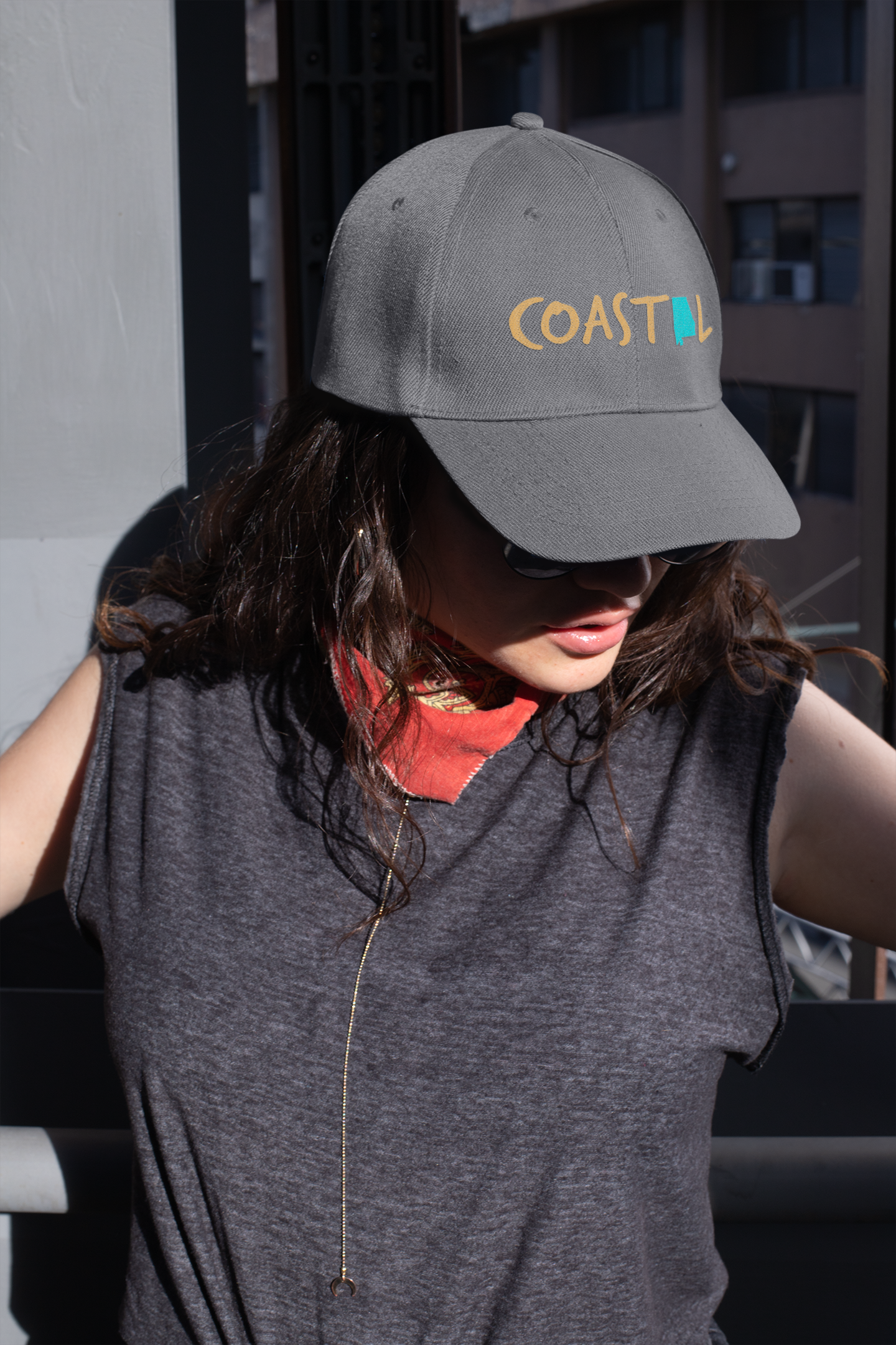 Coastal Alabama Beachcomber Sunset Gold Hat