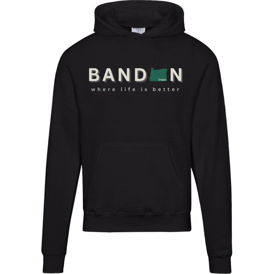 Bandon ~Where Life is Better Men's Beachcomber Hoodie