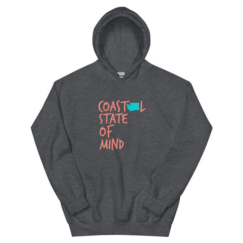 Coastal State of Mind™ Washington Beach & Bonfire Unisex Hoodie