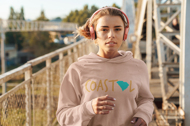 Sand & Surf Vibes Cropped Hoodie