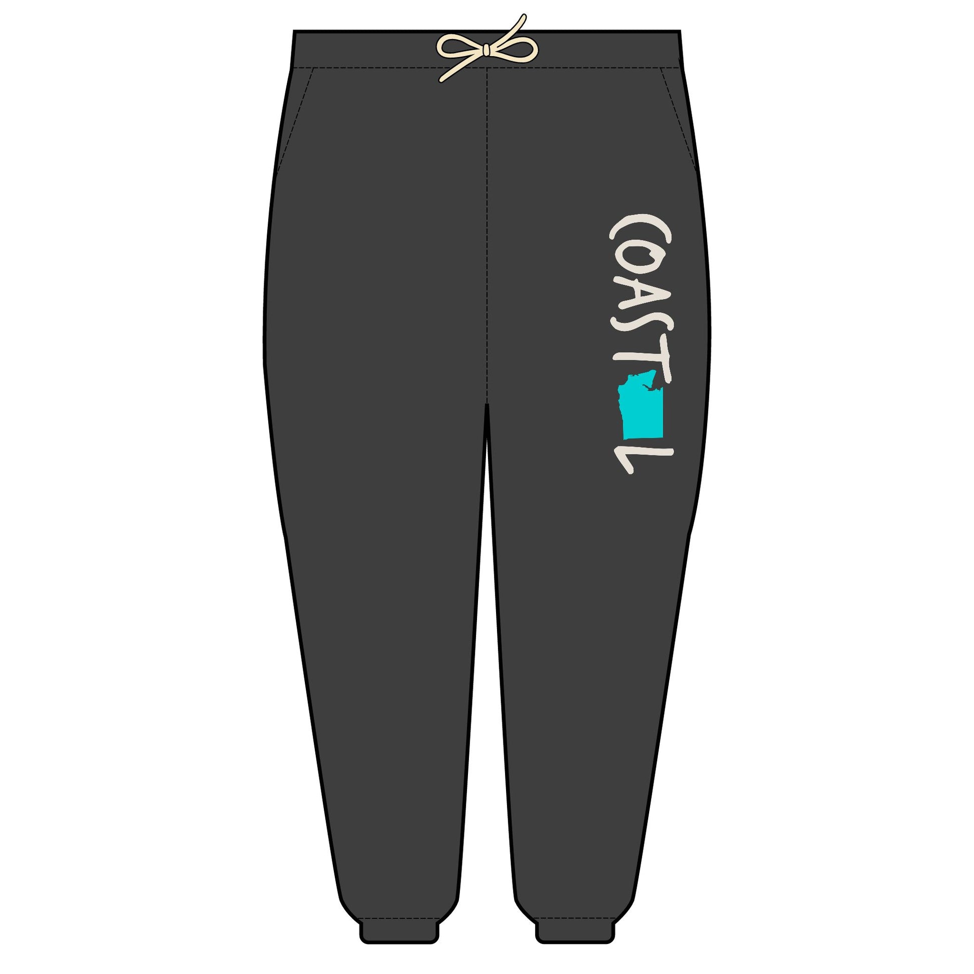 Coastal Washington Beach Vibe Unisex Fleece Sweatpants