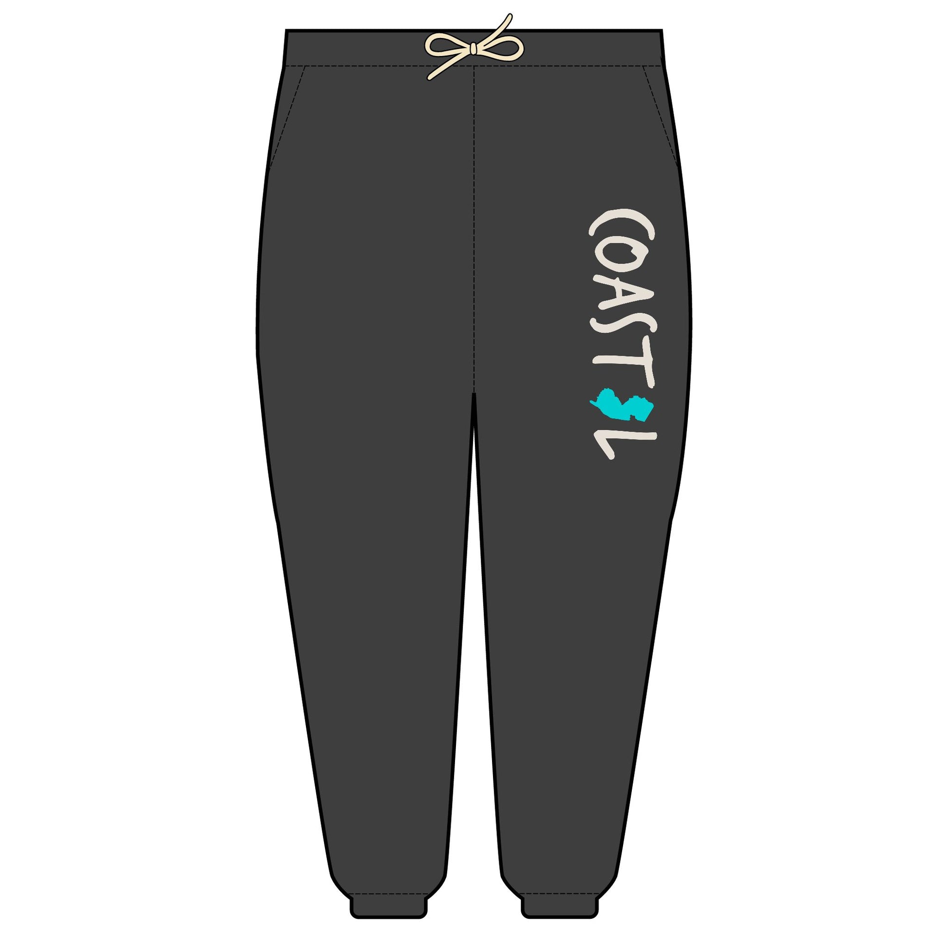 Coastal New Jersey Beach Vibe Unisex Fleece Sweatpants
