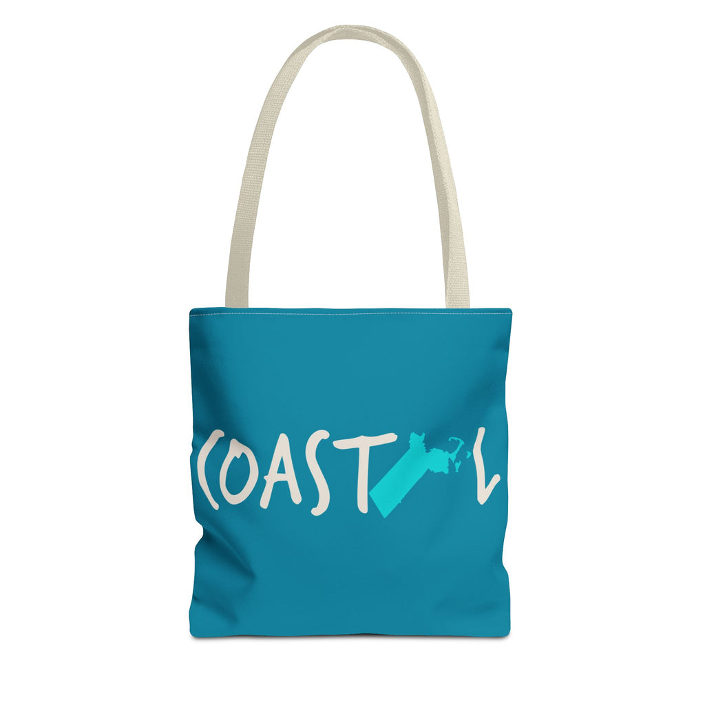 Coastal Massachusetts Beach & Book Tote