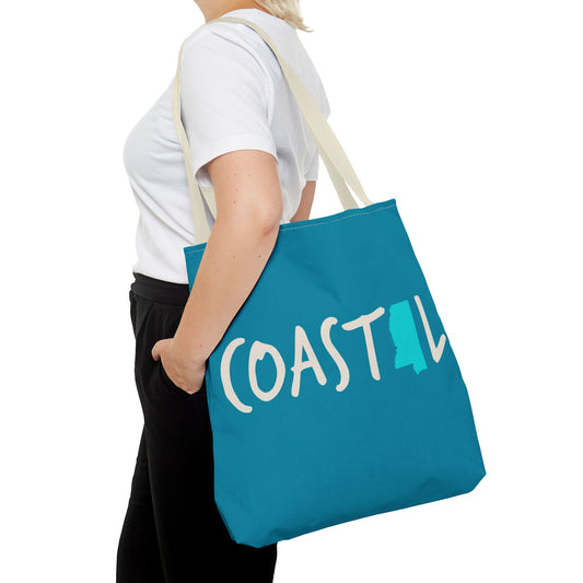 Coastal Mississippi Beach & Book Tote