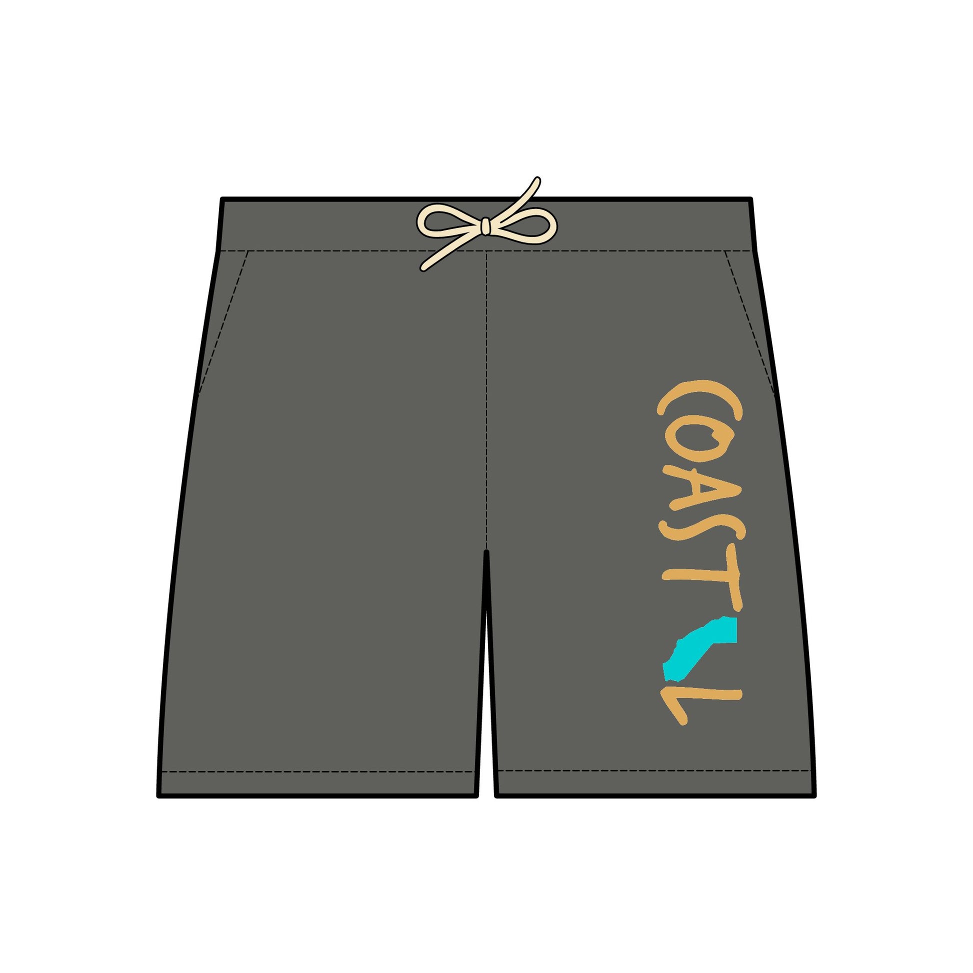 Coastal California Vibes Lightweight Fleece Sweat Shorts