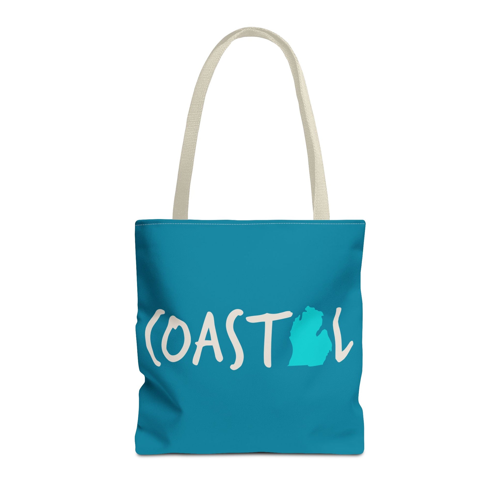 Coastal Michigan Beach & Book Tote