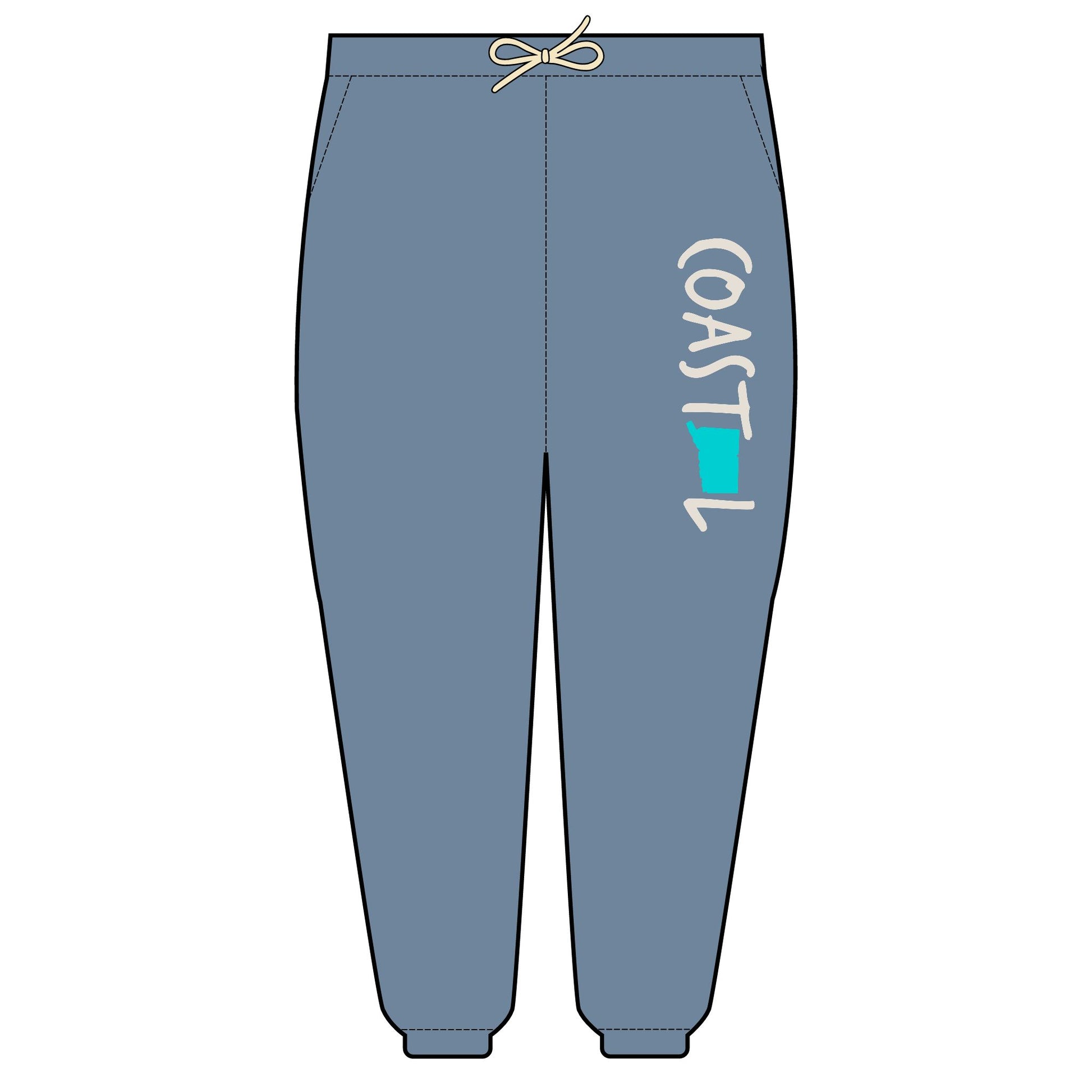 Coastal Connecticut Beach Vibe Unisex Fleece Sweatpants