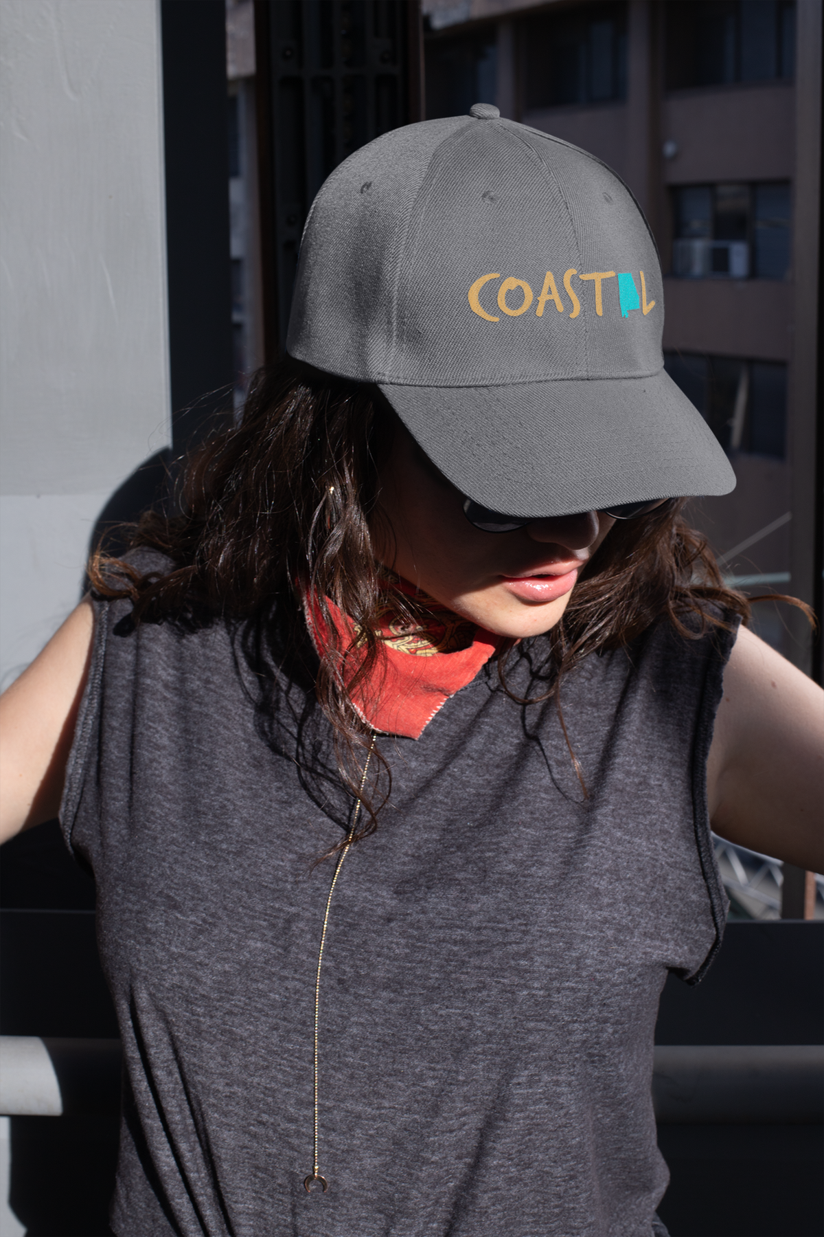 Coastal Alabama Beachcomber Sunset Gold Hat