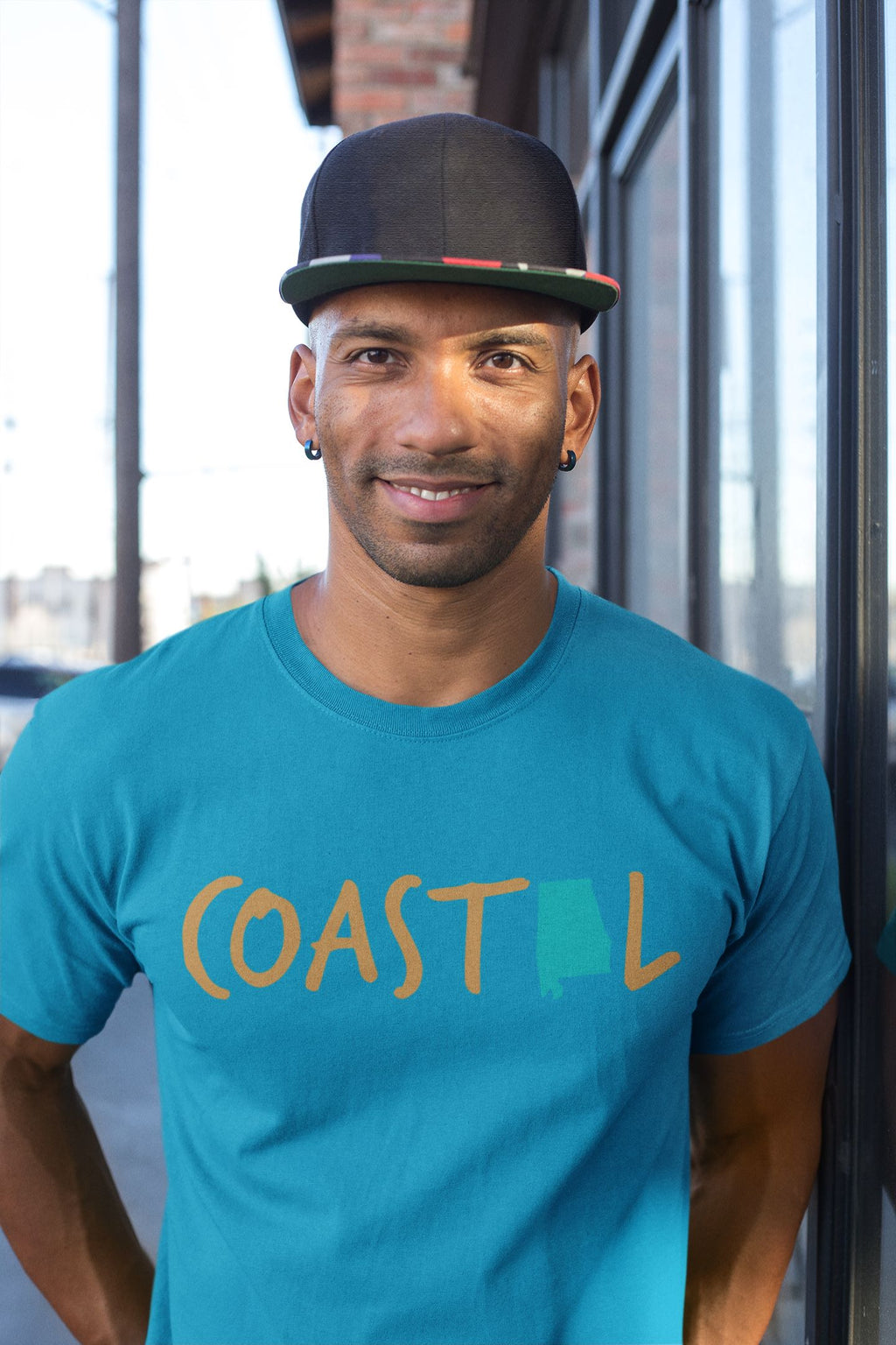 Coastal Alabama Sunset Gold Unisex Jersey Tee
