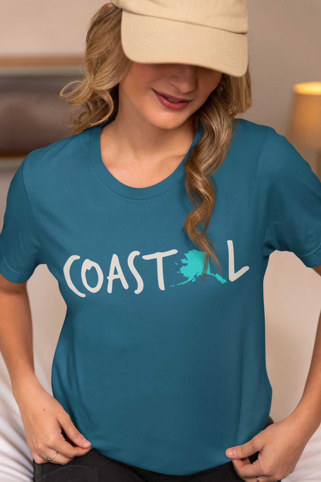 Coastal Alaska Silver Sand Unisex Jersey Tee