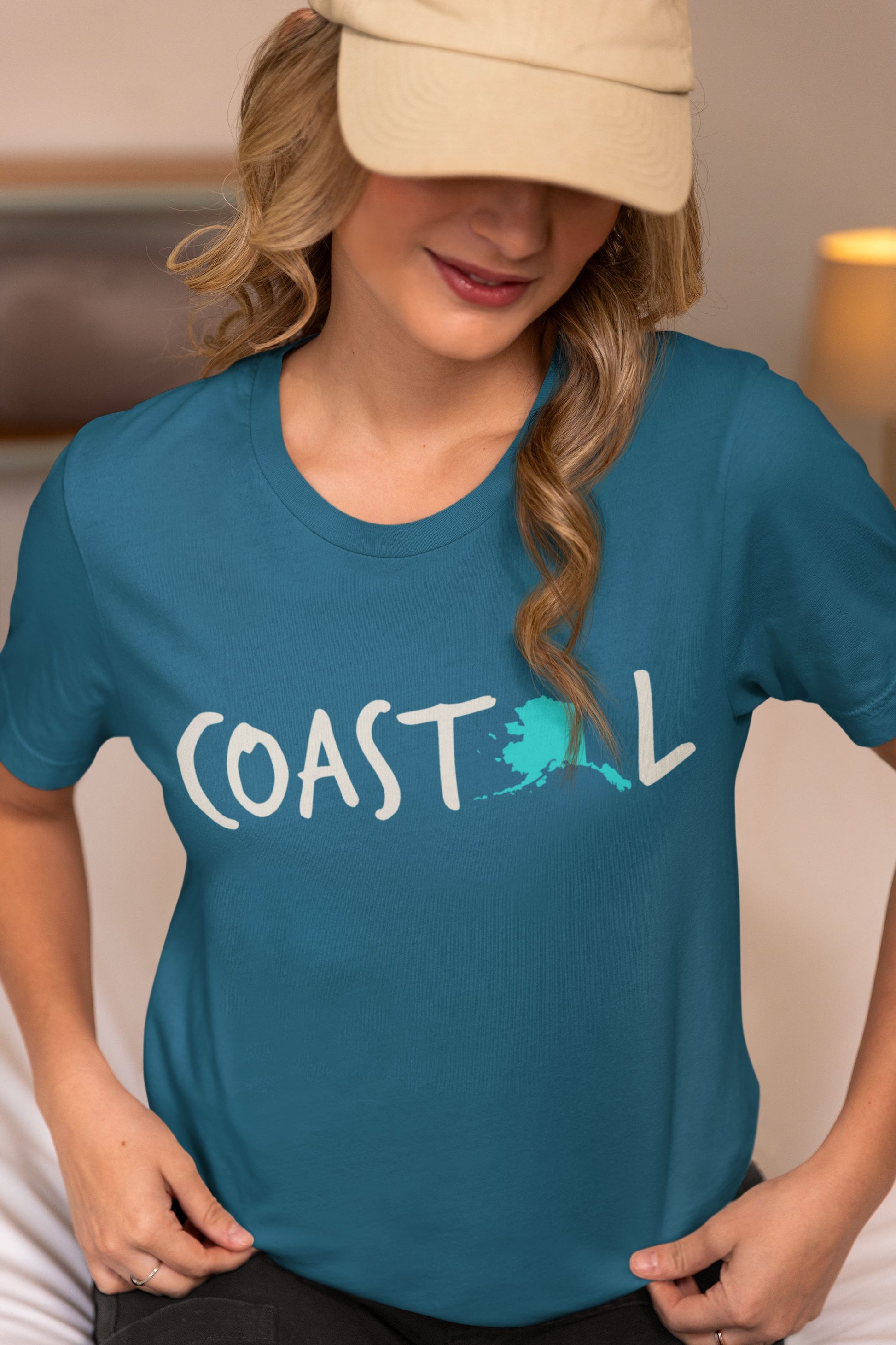 Coastal Alaska Silver Sand Unisex Jersey Tee