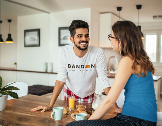 Bandon ~Where Life is Better Men's Super Soft Long Sleeve