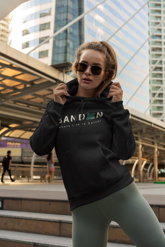 Bandon ~Where Life is Better Women's Beachcomber Hoodie