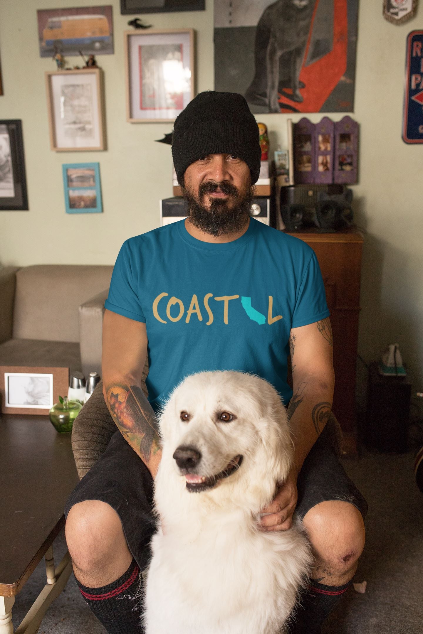 Coastal California Sunset Gold Unisex Jersey Tee