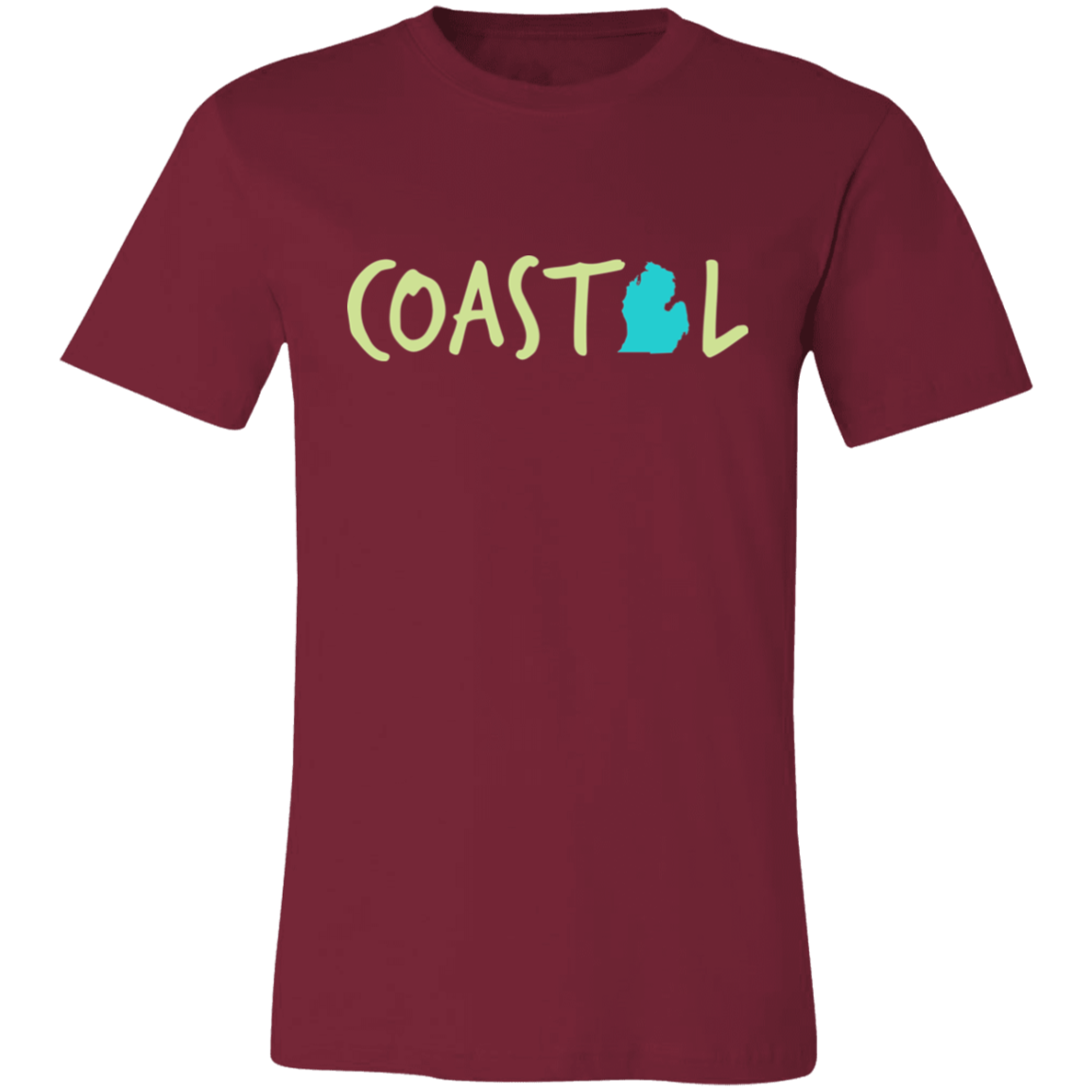 Coastal Michigan Unisex Jersey Short-Sleeve T-Shirt