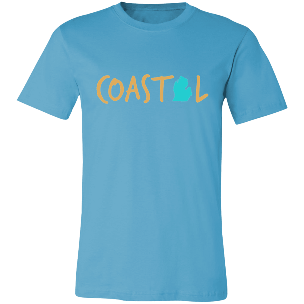Coastal Michigan Unisex Jersey Short-Sleeve T-Shirt