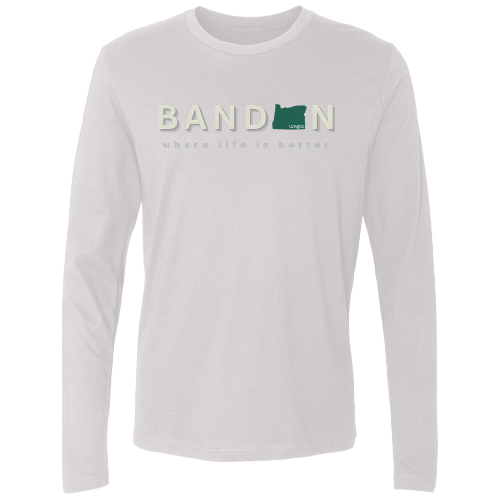 Bandon ~Where Life is Better Men's Super Soft Long Sleeve