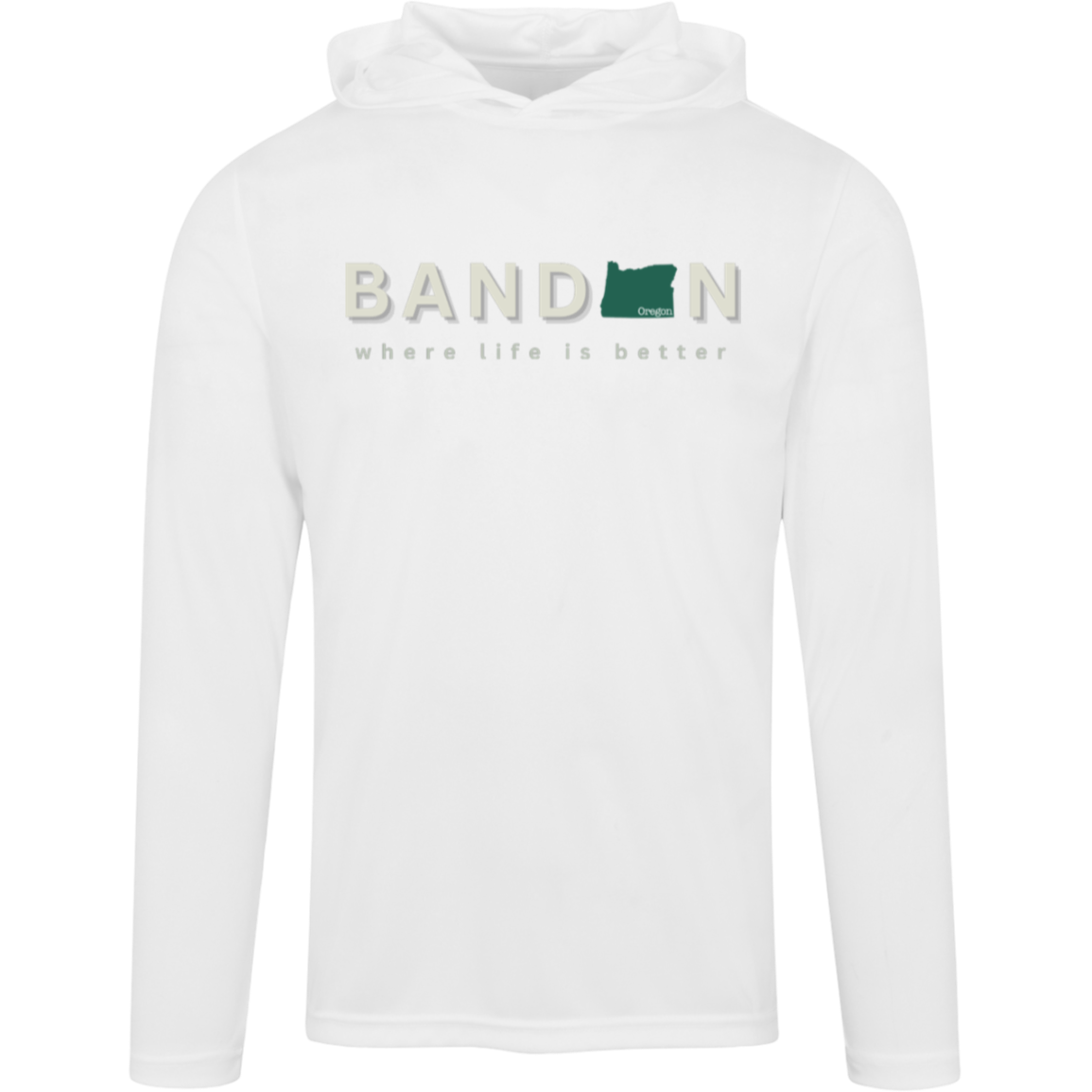 Bandon ~Where Life is Better Men's Super-Lite Performance Hoodie