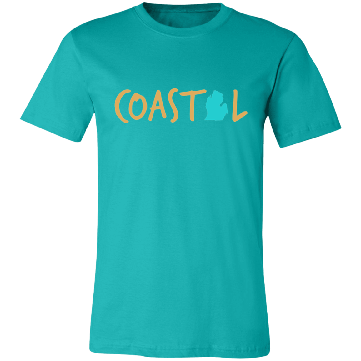 Coastal Michigan Unisex Jersey Short-Sleeve T-Shirt