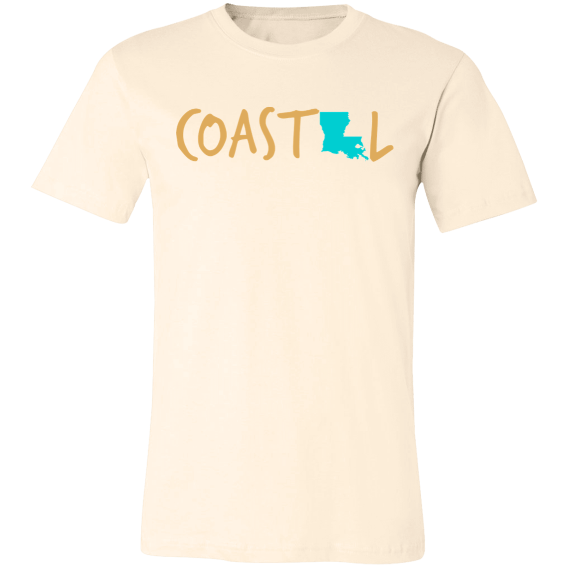 Coastal Louisiana Sunset Gold Unisex Jersey Tee