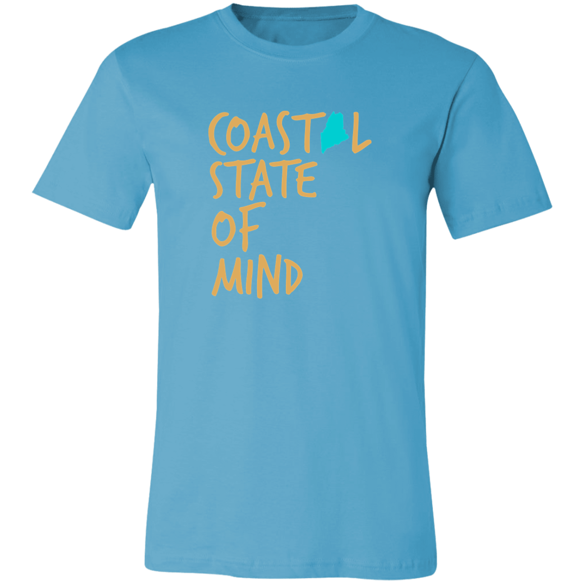 Coastal State of Mind™ Maine  Unisex  Short-Sleeve T-Shirt