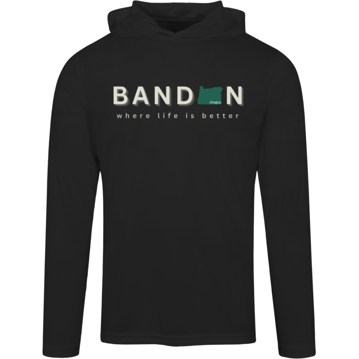 Bandon ~Where Life is Better Men's Super-Lite Performance Hoodie