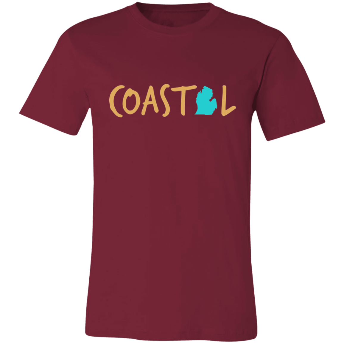 Coastal Michigan Unisex Jersey Short-Sleeve T-Shirt