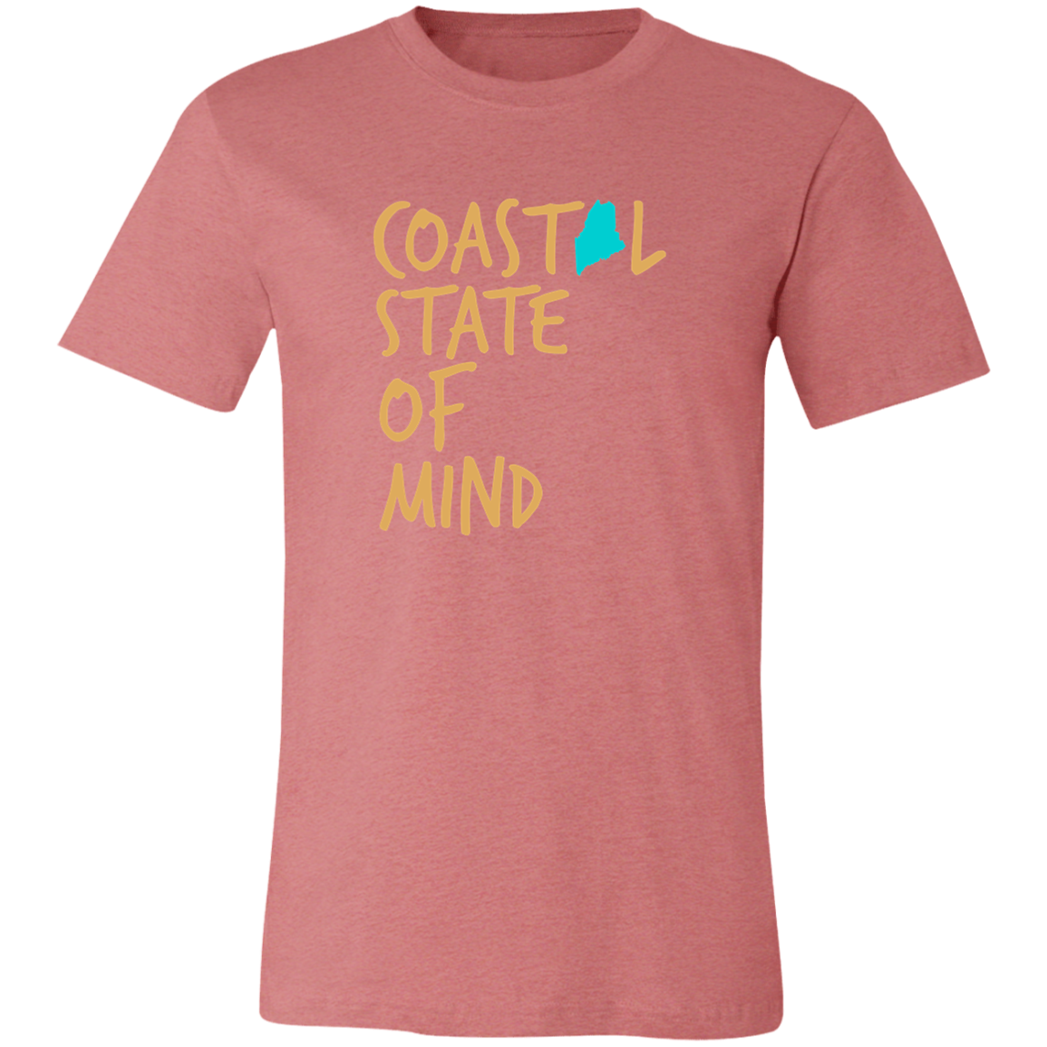 Coastal State of Mind™ Maine  Unisex  Short-Sleeve T-Shirt