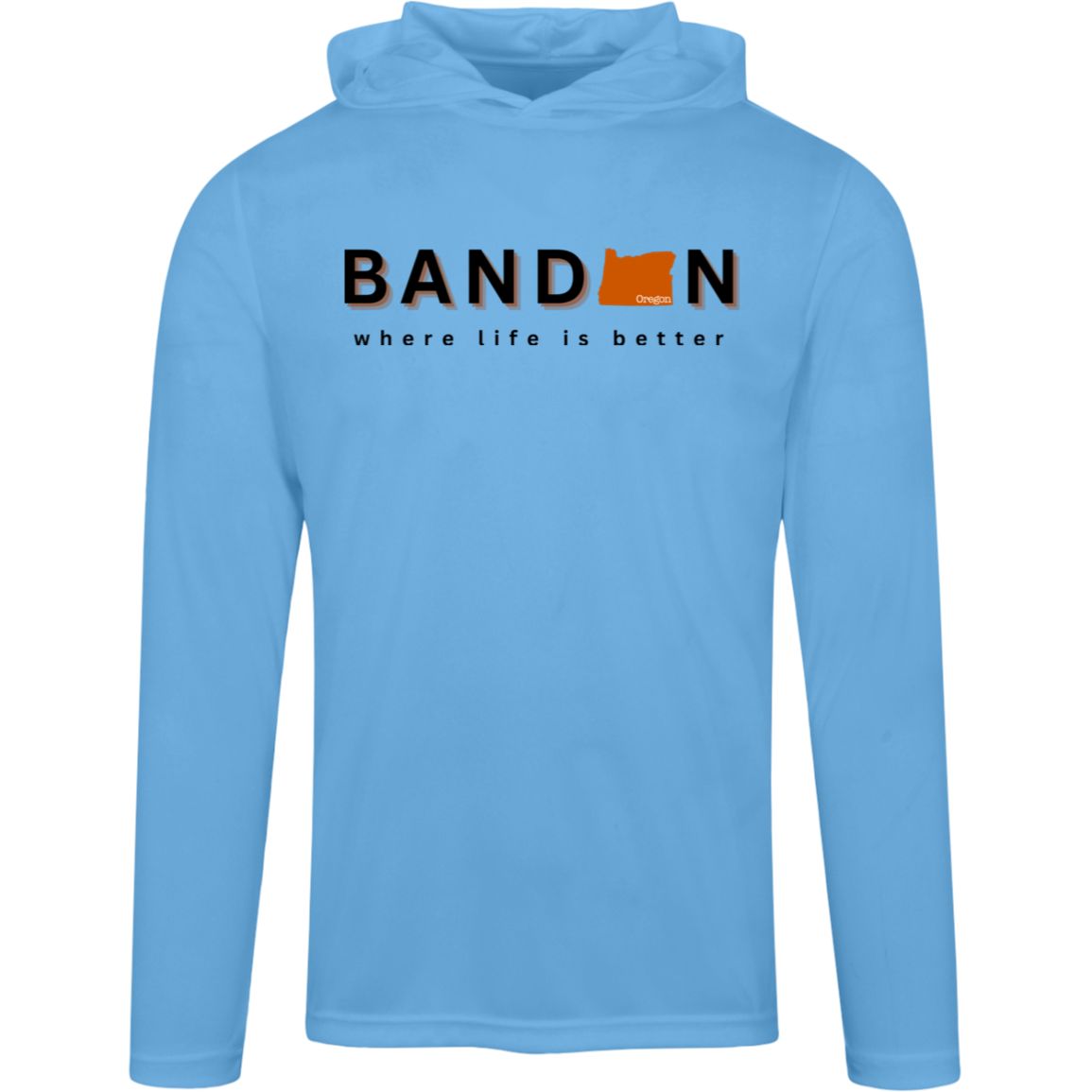 Bandon ~Where Life is Better Men's Super-Lite Performance Hoodie