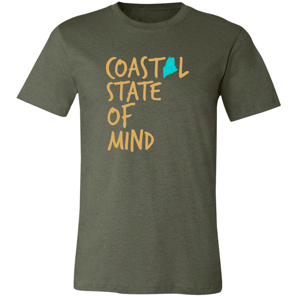 Coastal State of Mind™ Maine  Unisex  Short-Sleeve T-Shirt