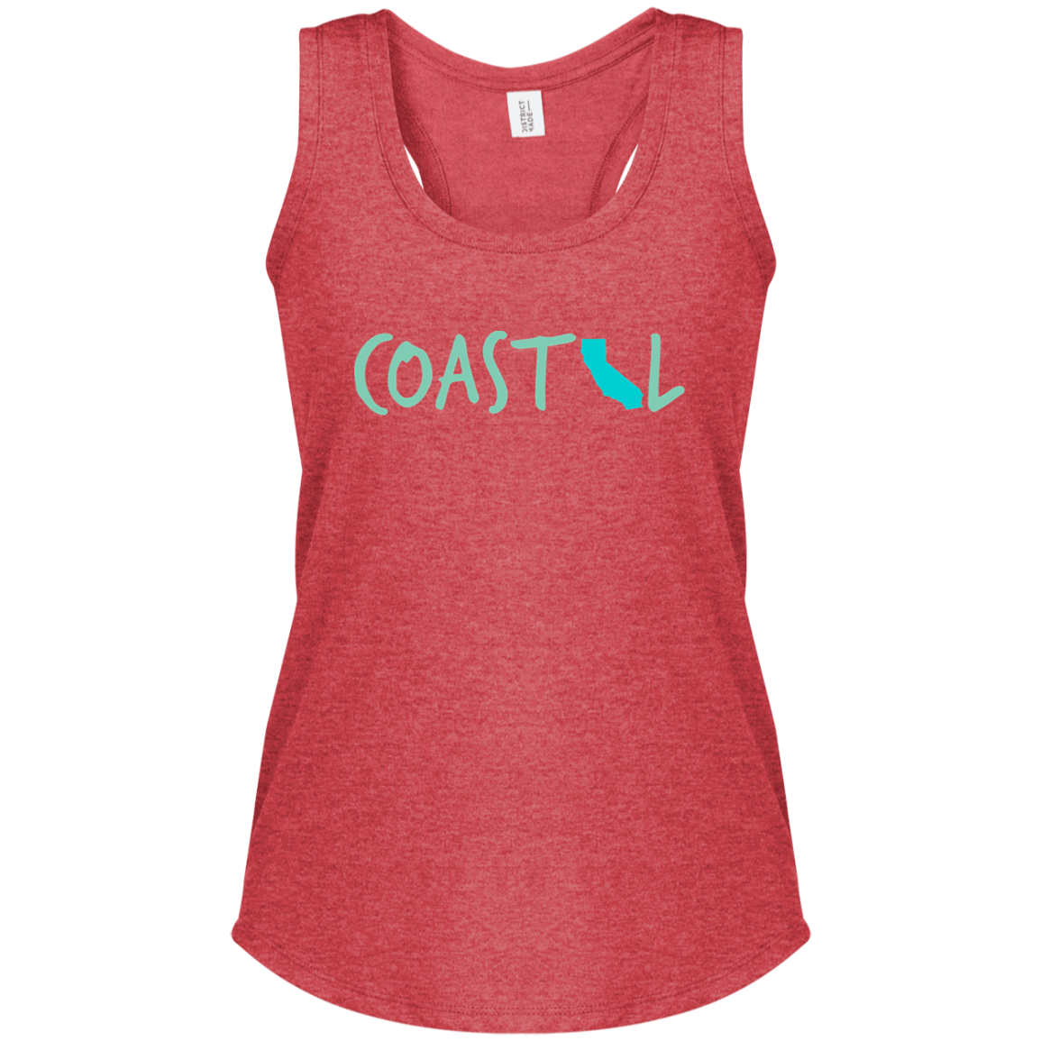 Coastal California Women's Perfect Tri Racerback Tank