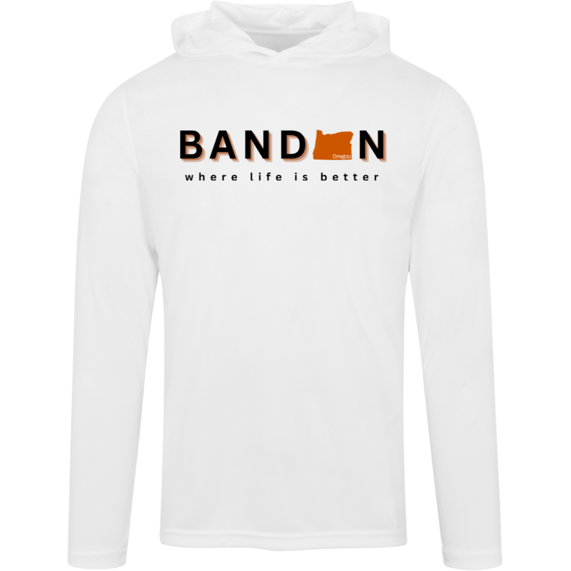 Bandon ~Where Life is Better Men's Super-Lite Performance Hoodie
