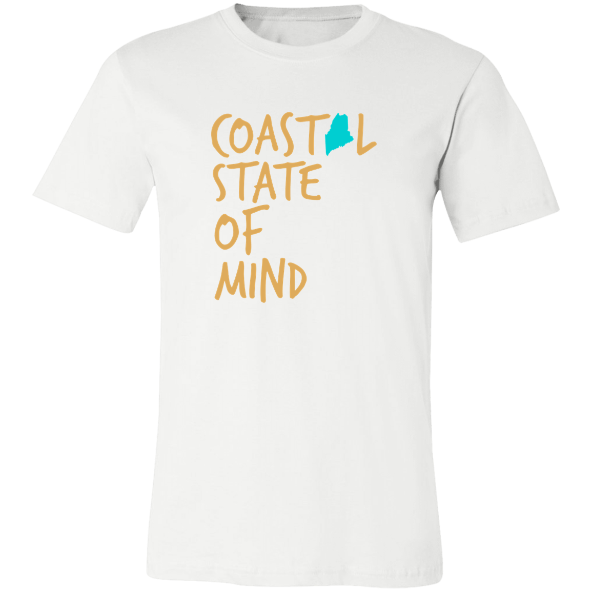 Coastal State of Mind™ Maine  Unisex  Short-Sleeve T-Shirt