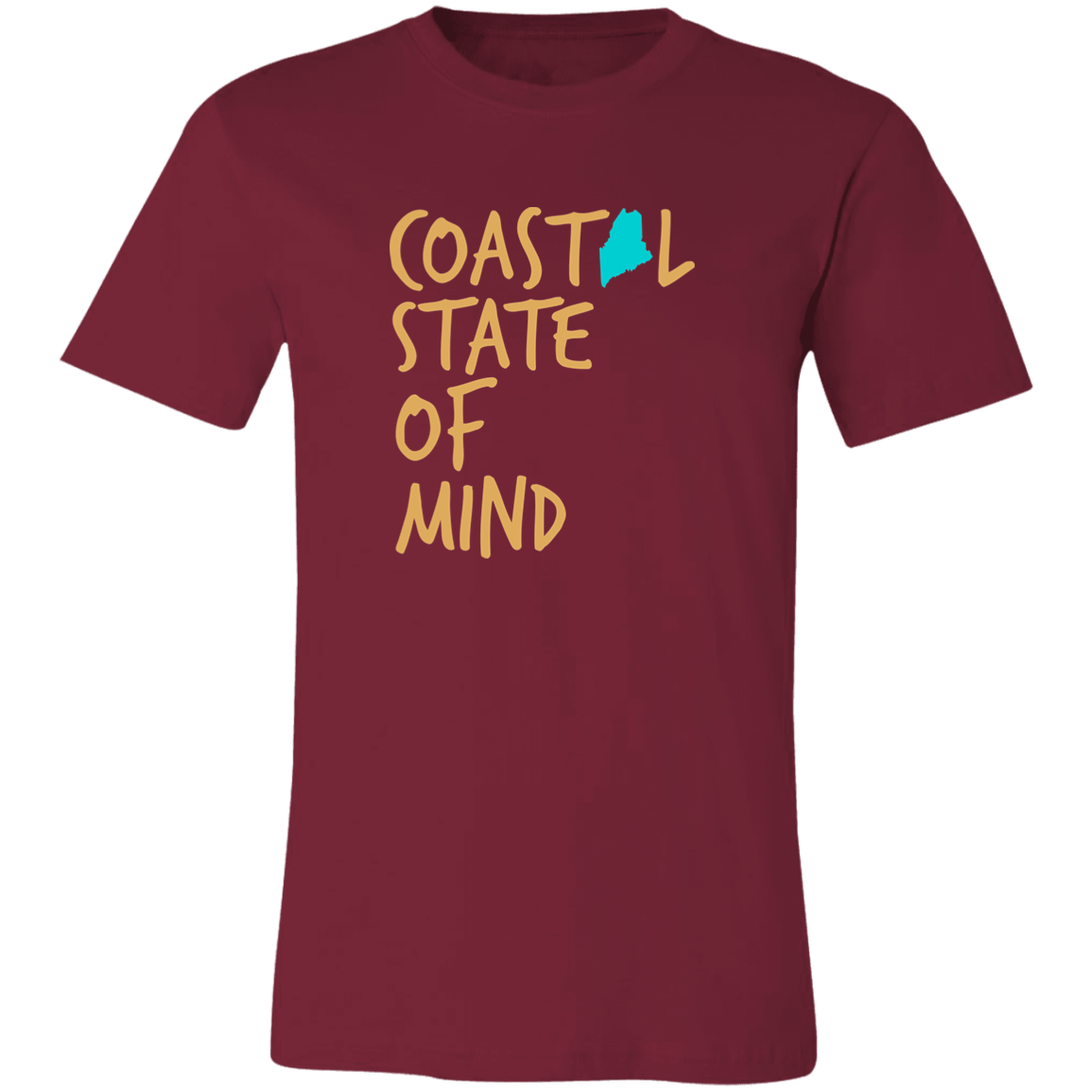 Coastal State of Mind™ Maine  Unisex  Short-Sleeve T-Shirt