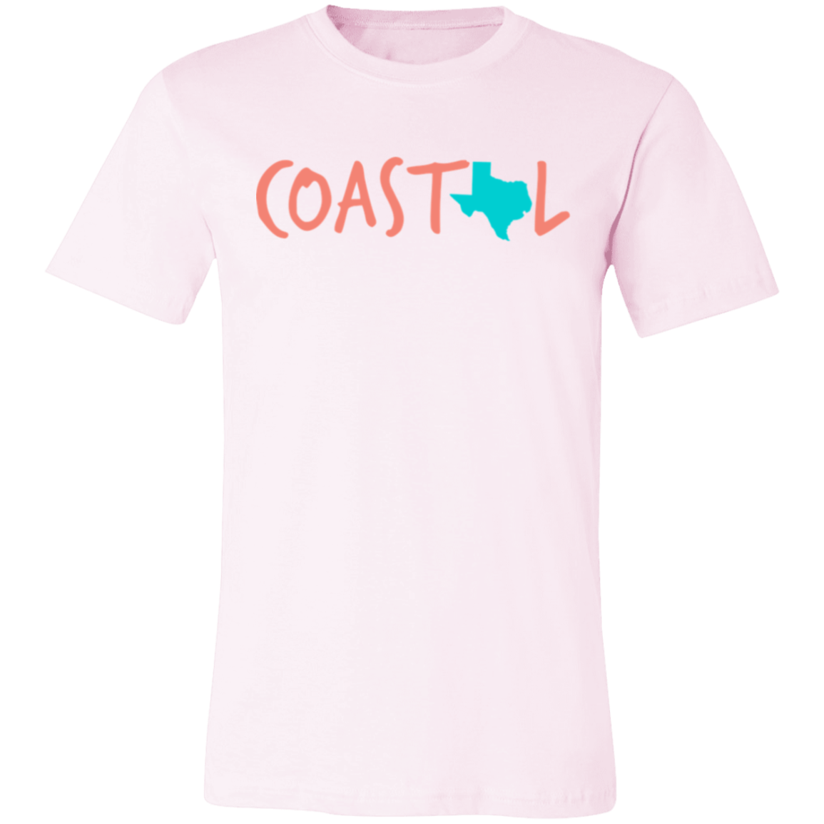 Coastal Texas Sunset Red  Unisex Jersey Tee