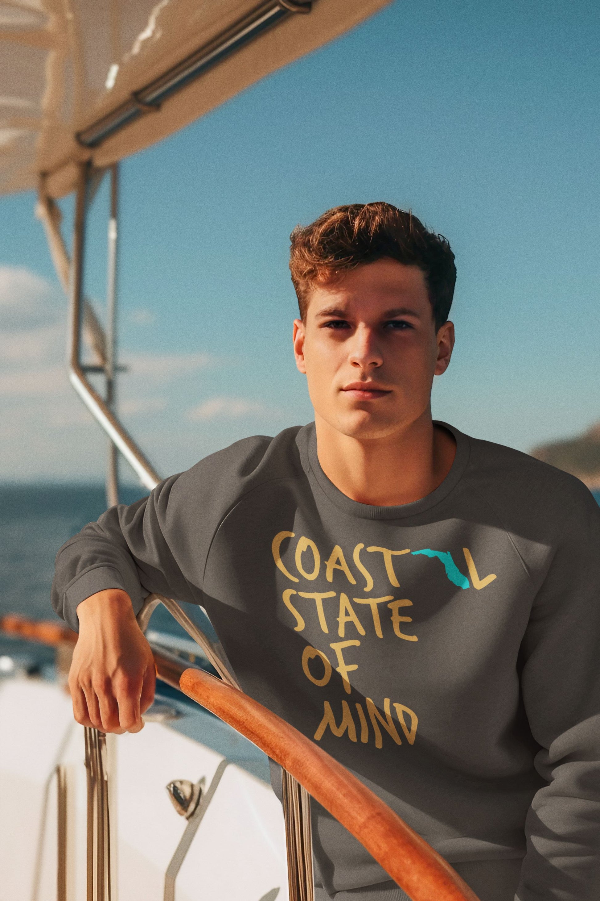 Coastal State of Mind Florida Driftwood Unisex Sweatshirt