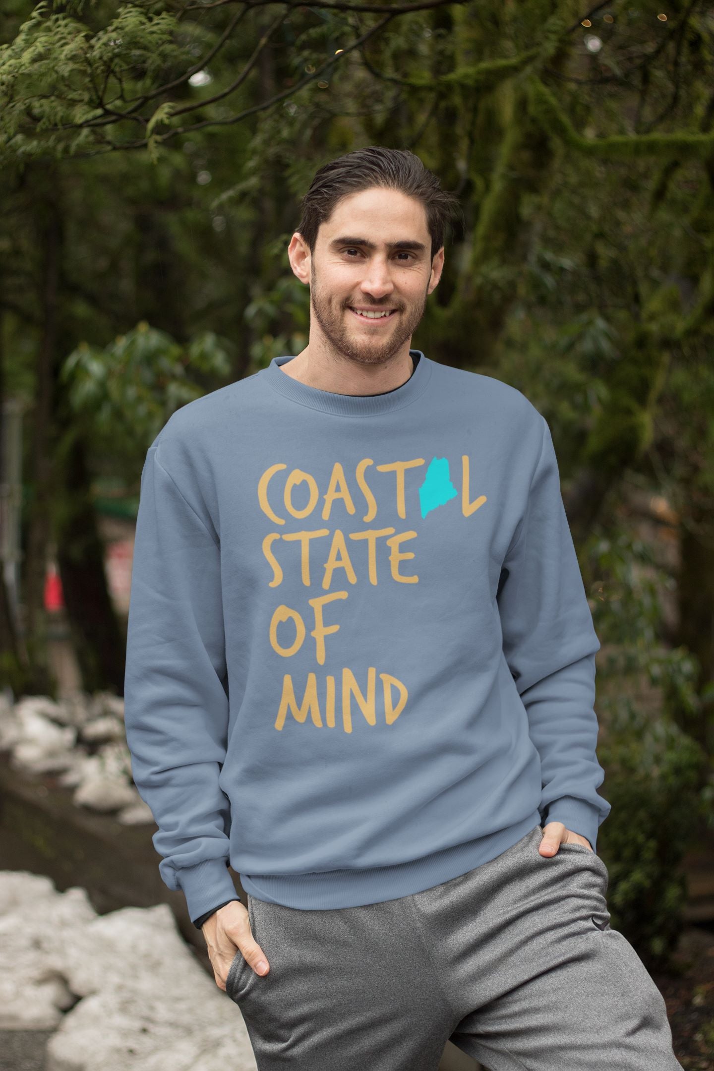 Coastal State of Mind Louisiana Driftwood Unisex Sweatshirt