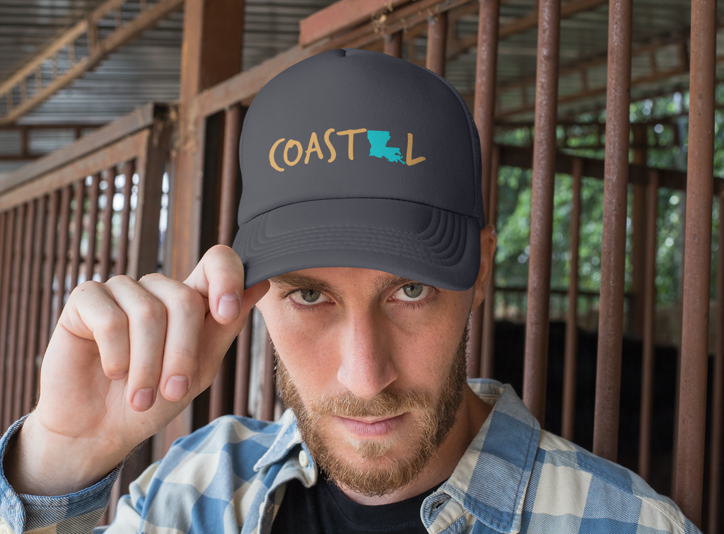 Coastal Louisiana Beachcomber Sunset Gold Hat