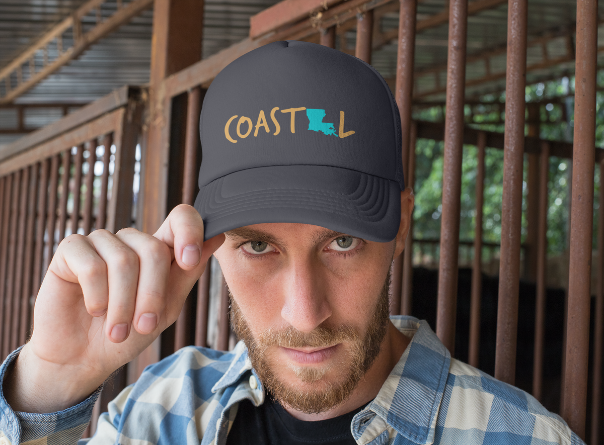 Coastal Louisiana Beachcomber Sunset Gold Hat